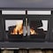 Deko Living 70 Inch Rectangular Outdoor Steel Woodburning Fireplace w/ Log Storage Compartment, Side Tables COB10513 - alternate 8